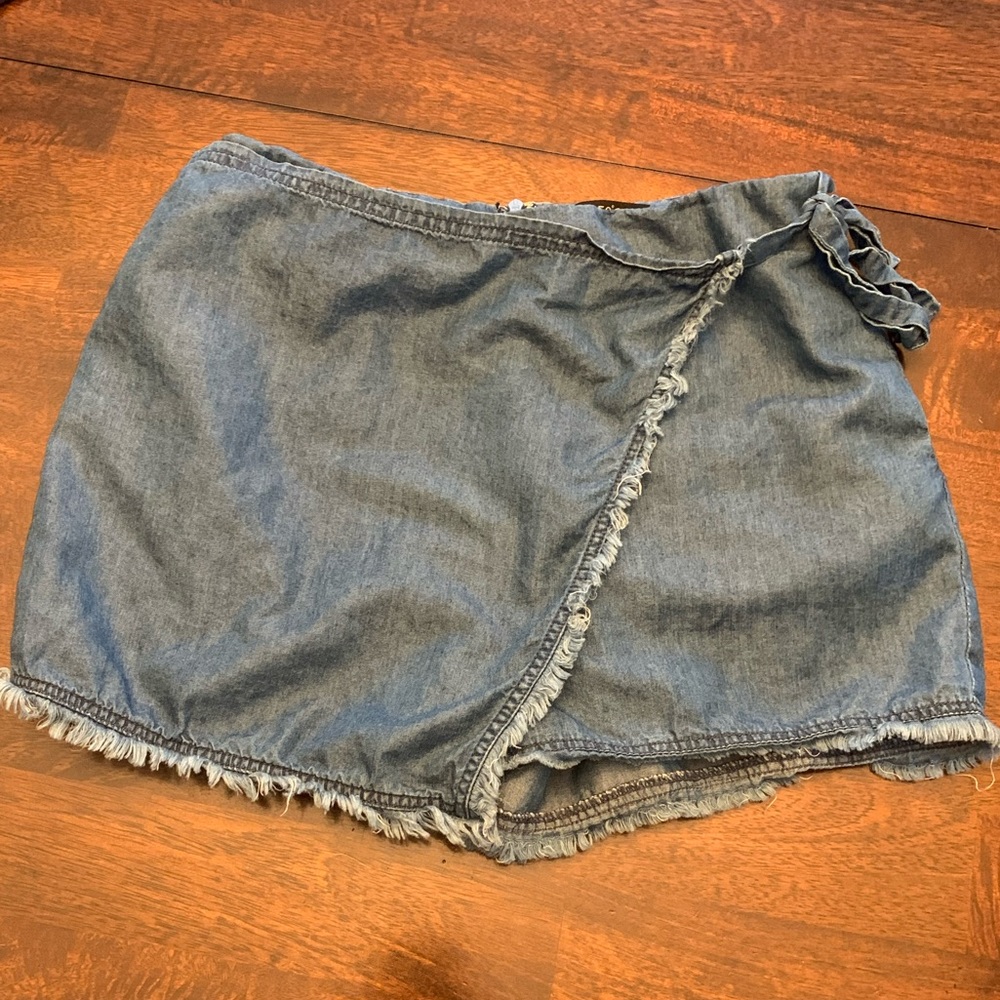 Boutique Denim Skort(worn once)